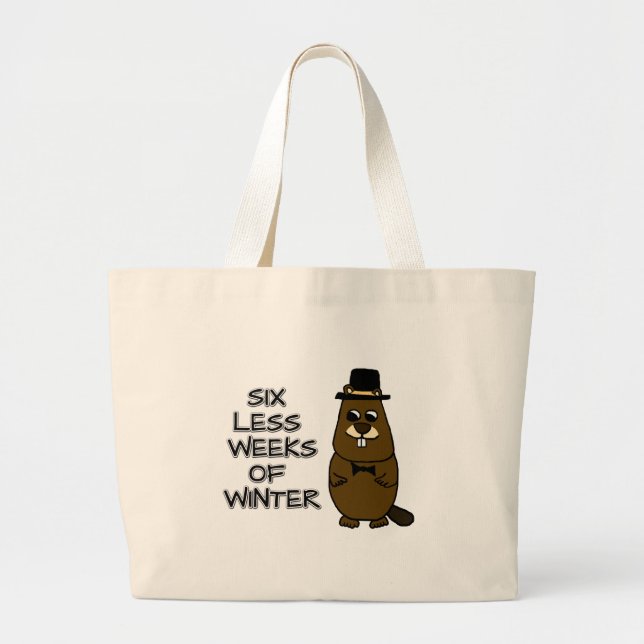 Grand Tote Bag Six semaines de moins d'hiver (Devant)