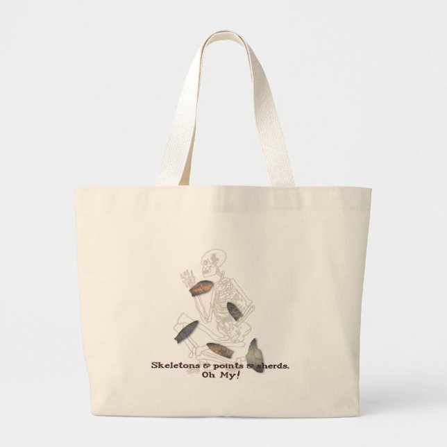 Grand Tote Bag Skeletons, Points, & Sherds, Oh My! (Devant)