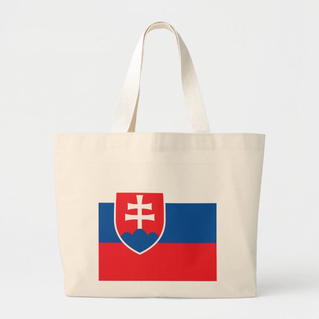 Grand Tote Bag Slovakia Flag (Devant)