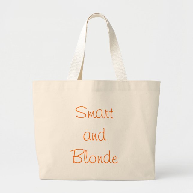 Grand Tote Bag Smart et blonde (Devant)