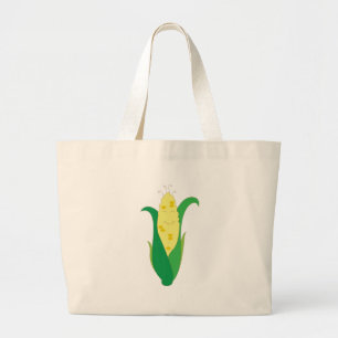 Grand Tote Bag Smiling Corn Husk