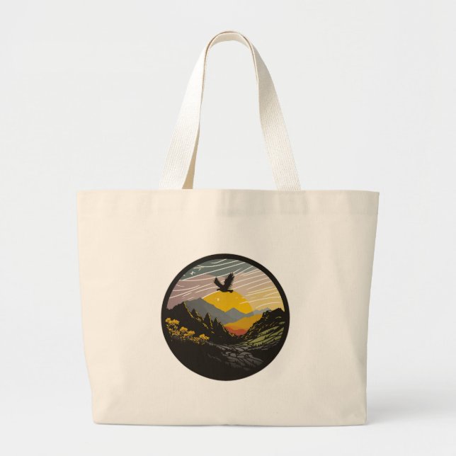 Grand Tote Bag Snowdonia (Devant)