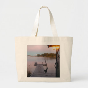 Grand Tote Bag Soirée d'été dans l'archipel suédois