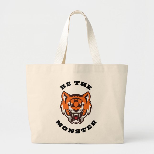 GRAND TOTE BAG SOIS LE MONSTRE (Devant)