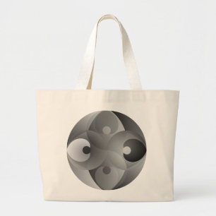 Grand Tote Bag Solde B/W par Kenneth Yoncich