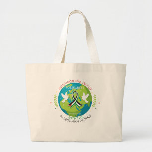 Grand Tote Bag Solidarité palestinienne