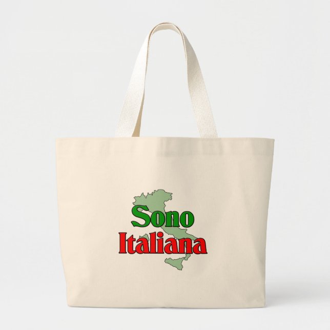 Grand Tote Bag Sono Italiana (Devant)