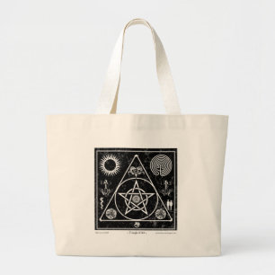 Grand Tote Bag Sorcellerie : La triangle de l'art