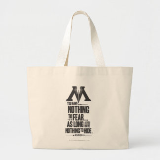 Grand Tote Bag Sortilège Harry Potter | Propagande du Ministère d