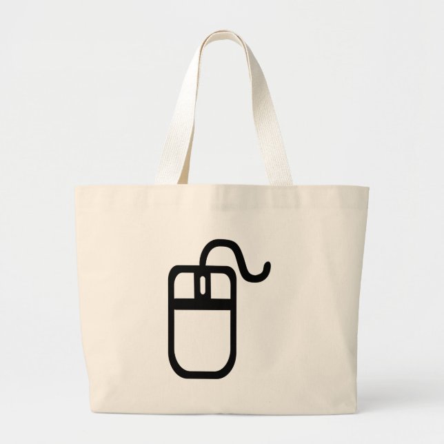 Grand Tote Bag Souris (Devant)