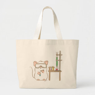 Grand Tote Bag Souris de laboratoire
