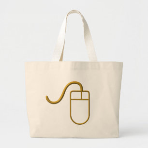 Grand Tote Bag Souris informatique