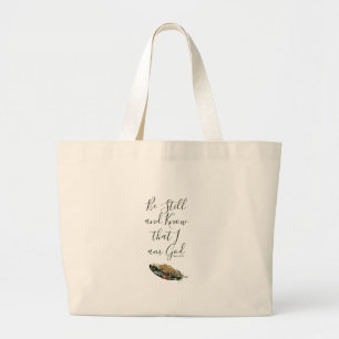 Grand Tote Bag Sous Ses Ailes, Psaume 46