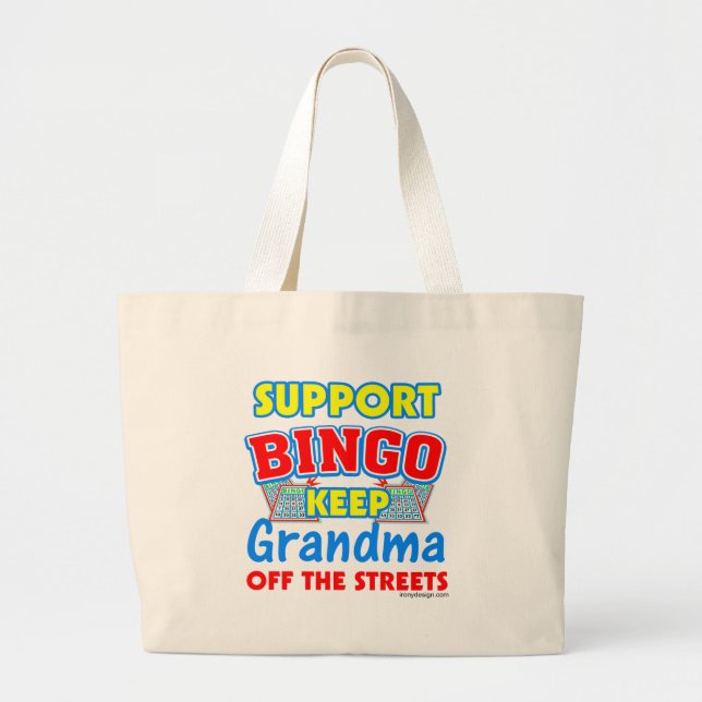 Grand Tote Bag Soutien Bingo Grand (Devant)