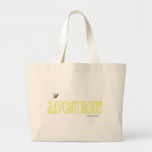 Grand Tote Bag Soyez aventureux - Un mot positif