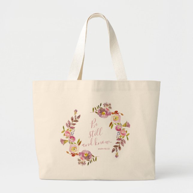 Grand Tote Bag Soyez Toujours Et Sachez (Devant)