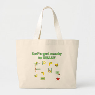 Grand Tote Bag Soyons prêts pour se rassembler