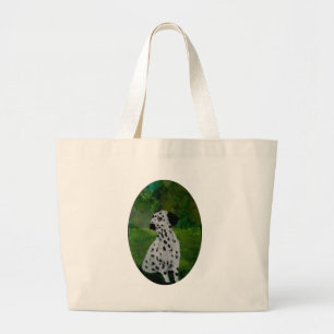 Grand Tote Bag Spotty Dog Art Dalmatien