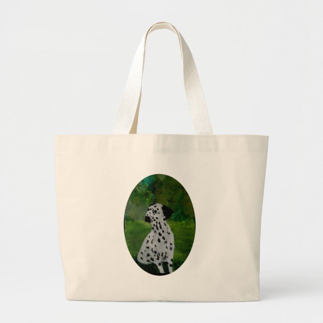Grand Tote Bag Spotty Dog Art Dalmatien (Devant)