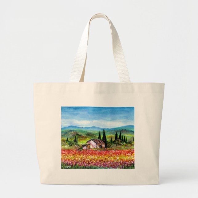 GRAND TOTE BAG SPRING IN TUSCANY (Devant)