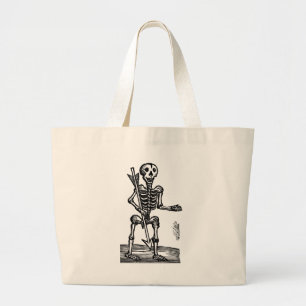 Grand Tote Bag Squelette de la mort