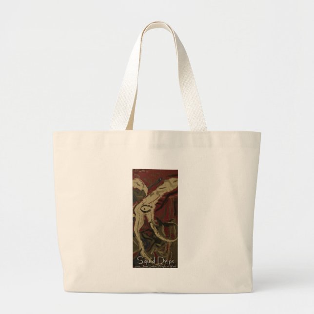Grand Tote Bag squid drips (Devant)
