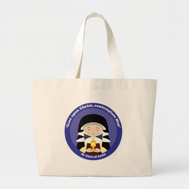 Grand Tote Bag St Clare d'Assisi (Devant)