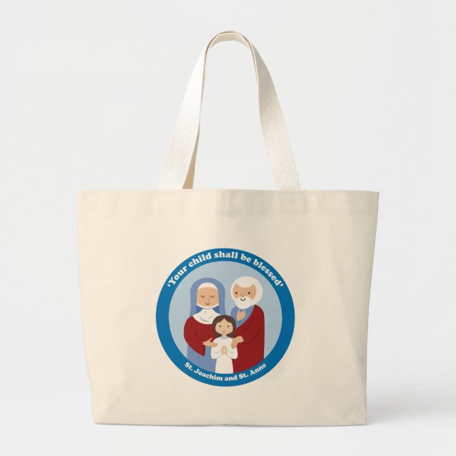 Grand Tote Bag St Joachim et St Anne (Devant)
