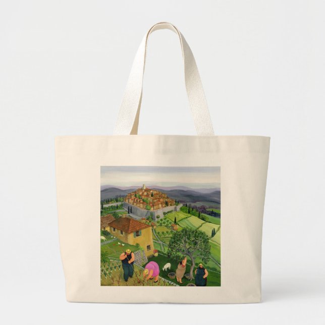 Grand Tote Bag St Paul de Vence (Devant)