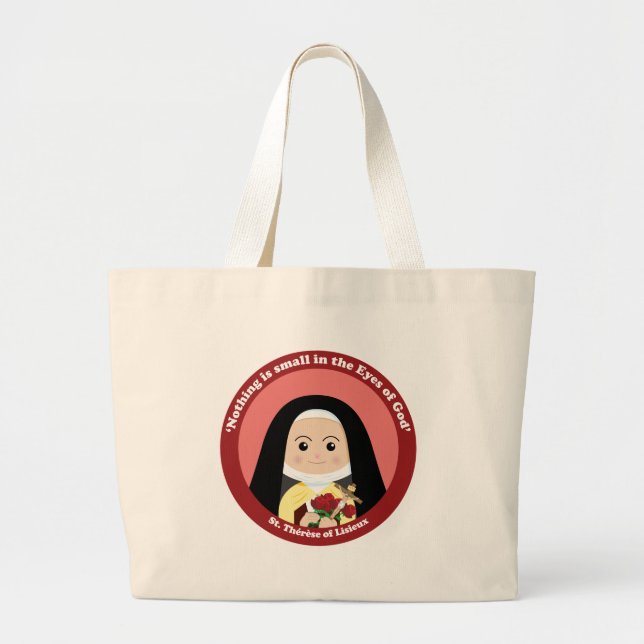 Grand Tote Bag St Thérèse de Lisieux (Devant)