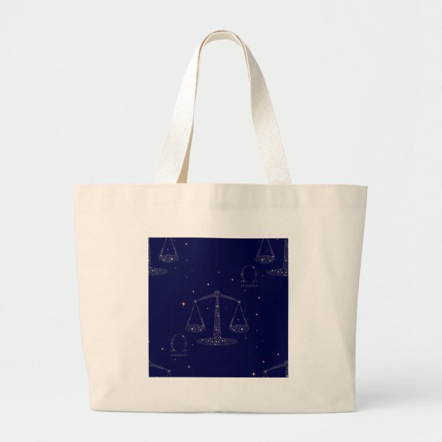 Grand Tote Bag stars libra (Devant)