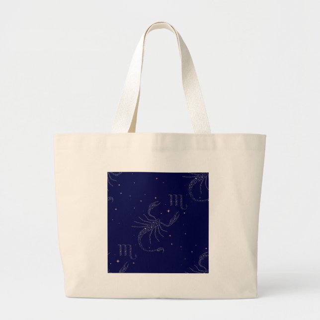 Grand Tote Bag stars scorpio (Devant)