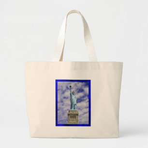 Grand Tote Bag Statue de la Liberté, Ellis Island, New York