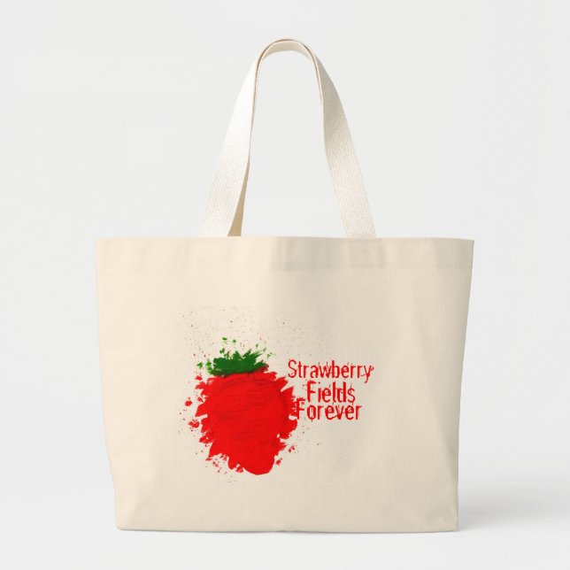 Grand Tote Bag Strawberry Fields (Devant)