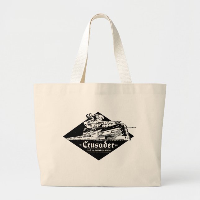 Grand Tote Bag Streamliner du Croiseur du chemin de fer de lectur (Devant)