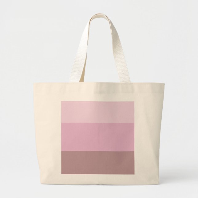 Grand Tote Bag Striped ombre (Devant)