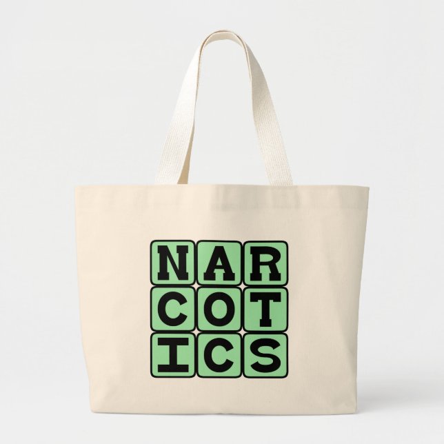 Grand Tote Bag Stupéfiants, Drogues (Devant)