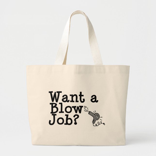 Grand Tote Bag Styliste en coiffure (Devant)
