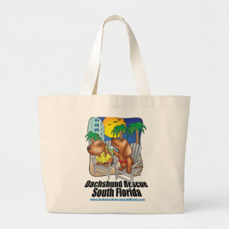 Grand Tote Bag Sud la Floride de délivrance de teckel