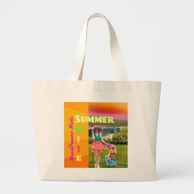 Grand Tote Bag Suite d'été  (Devant)