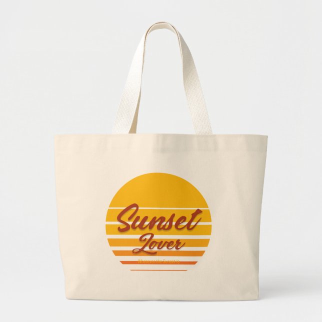 Grand Tote Bag Sunset Lover (Devant)