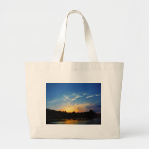 Grand Tote Bag Sunset Mountain Lake