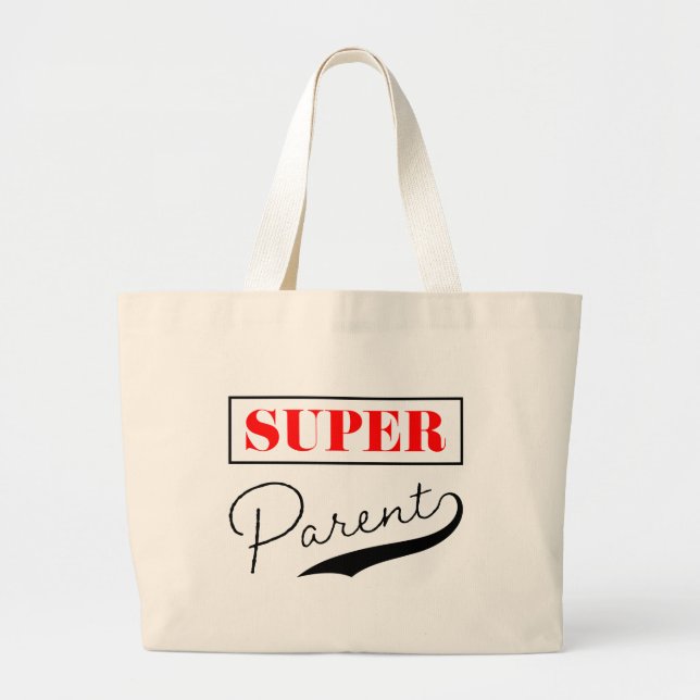 Grand Tote Bag Super parent (Devant)