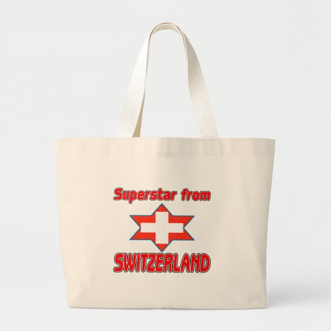 Grand Tote Bag Superstar de Suisse (Devant)