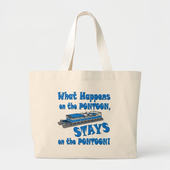 Grand Tote Bag Sur le ponton (Devant)