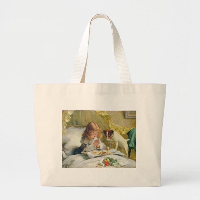 Grand Tote Bag Suspens par le coiffeur de Charles Burton (Devant)