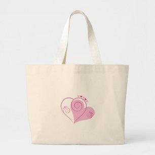 Grand Tote Bag Sweet Cute Happy Valentine Love Hearts