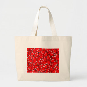 Grand Tote Bag Sweet Romantique Valentine Love Hearts Rouge