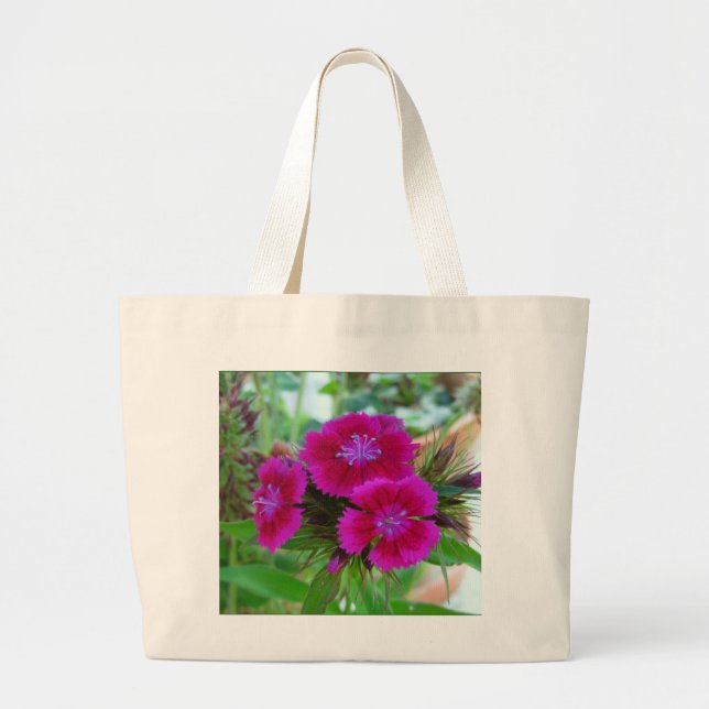 Grand Tote Bag Sweet William Canvas Impluse Cavas Fourre-tout (Devant)