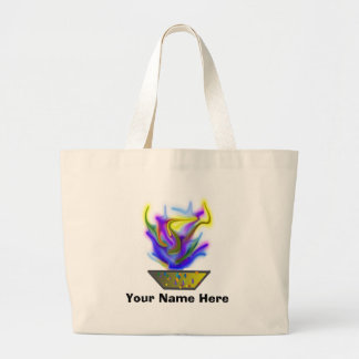 Grand Tote Bag Symbole de calice pour la paix